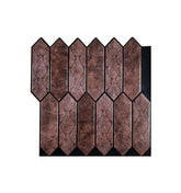 Copper Long Hexagon Peel and Stick Wall Tile | Kitchen Backsplash Tiles | Self Adhesive Tiles For Home Decor